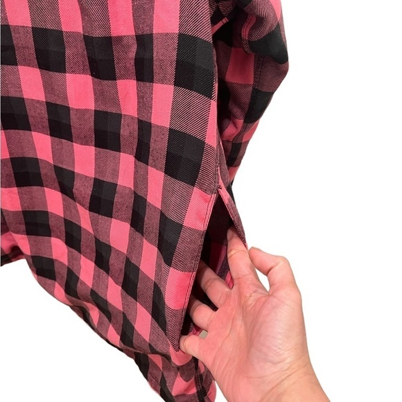 Legendary Whitetails Flannel Plaid Button Down  fur faux Lining Shirt Si… - Picture 6 of 11